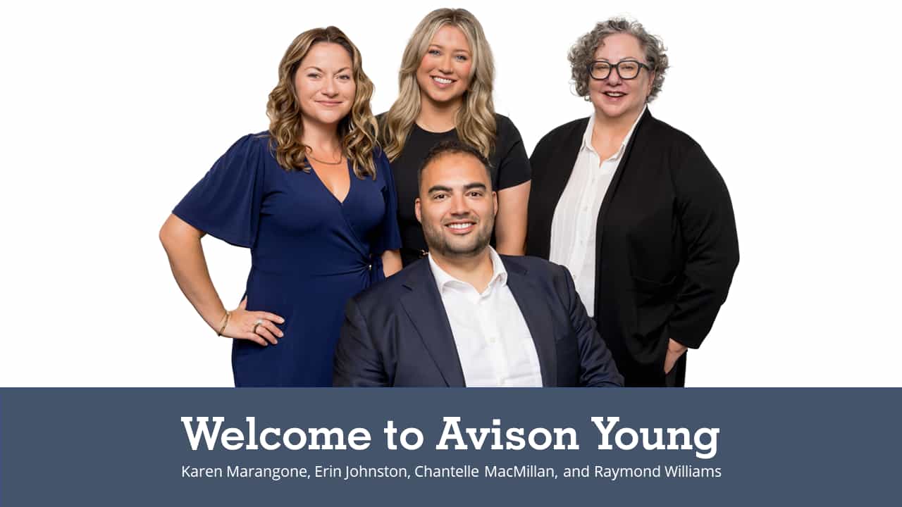 photo of Karen Marangone, Erin Johnston, Chantelle MacMillan and Raymond Williams new additions to Tax Advisory Services team in Canada